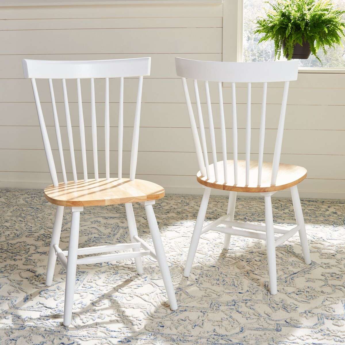 Safavieh Parker Side Chair Set Of 2 - White | Side Chairs | Modishstore - 4