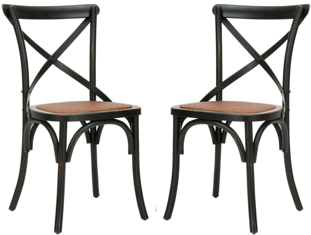 Safavieh Franklin X Back Farmhouse Chair - Set Of 2 | Dining Chairs | Modishstore - 19