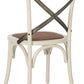Safavieh Eleanor X Back Farmhouse Side Chair | Dining Chairs | Modishstore - 11