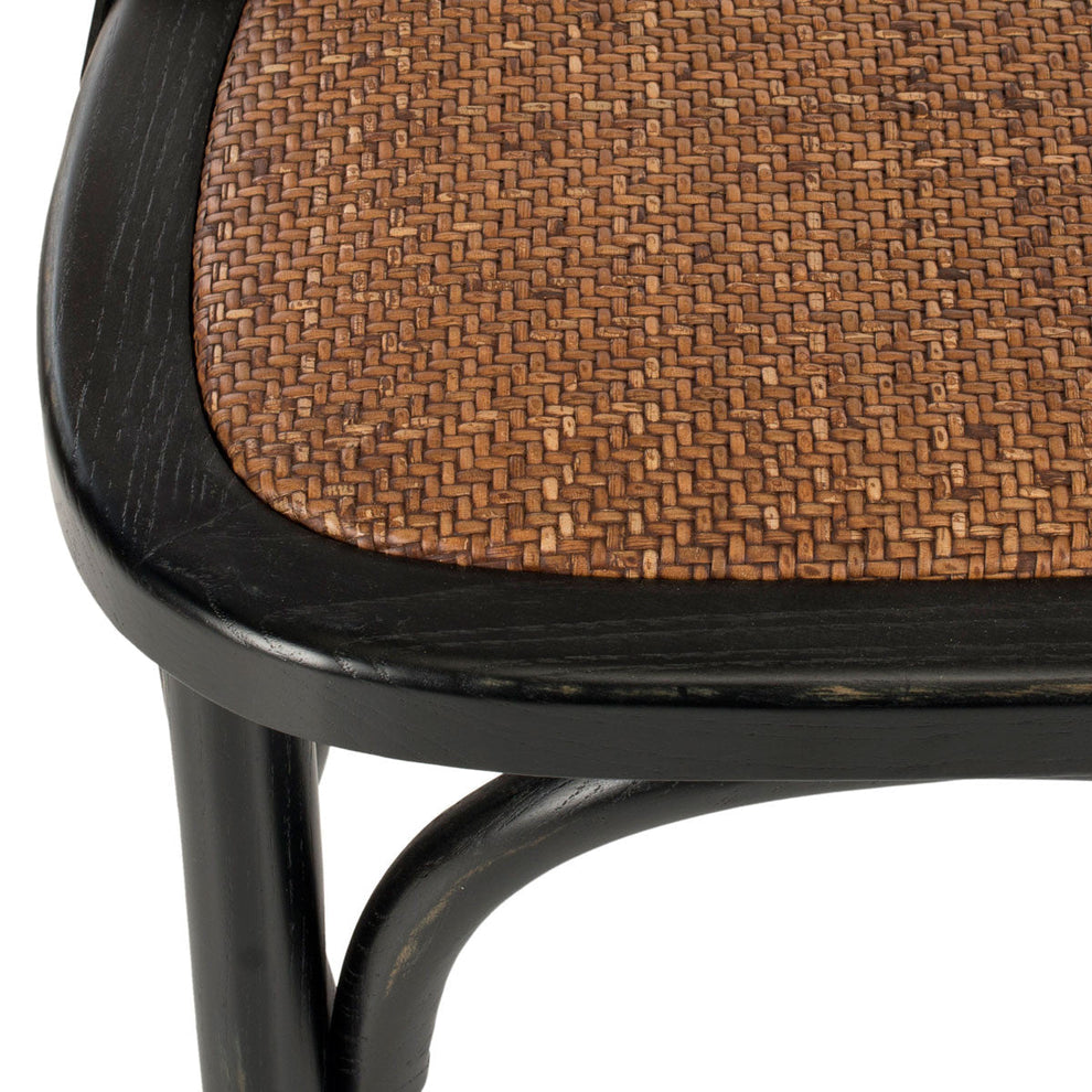 Safavieh Eleanor X Back Farmhouse Side Chair | Dining Chairs | Modishstore - 6