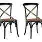 Safavieh Eleanor X Back Farmhouse Side Chair | Dining Chairs | Modishstore - 5