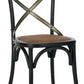 Safavieh Eleanor X Back Farmhouse Side Chair | Dining Chairs | Modishstore - 3