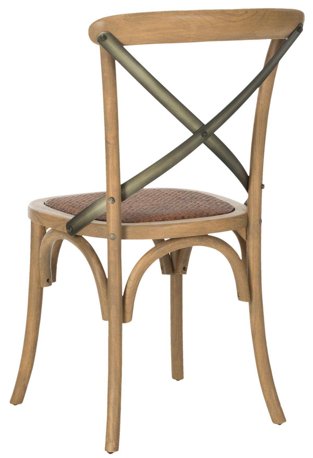 Safavieh Eleanor X Back Farmhouse Side Chair | Dining Chairs | Modishstore - 16