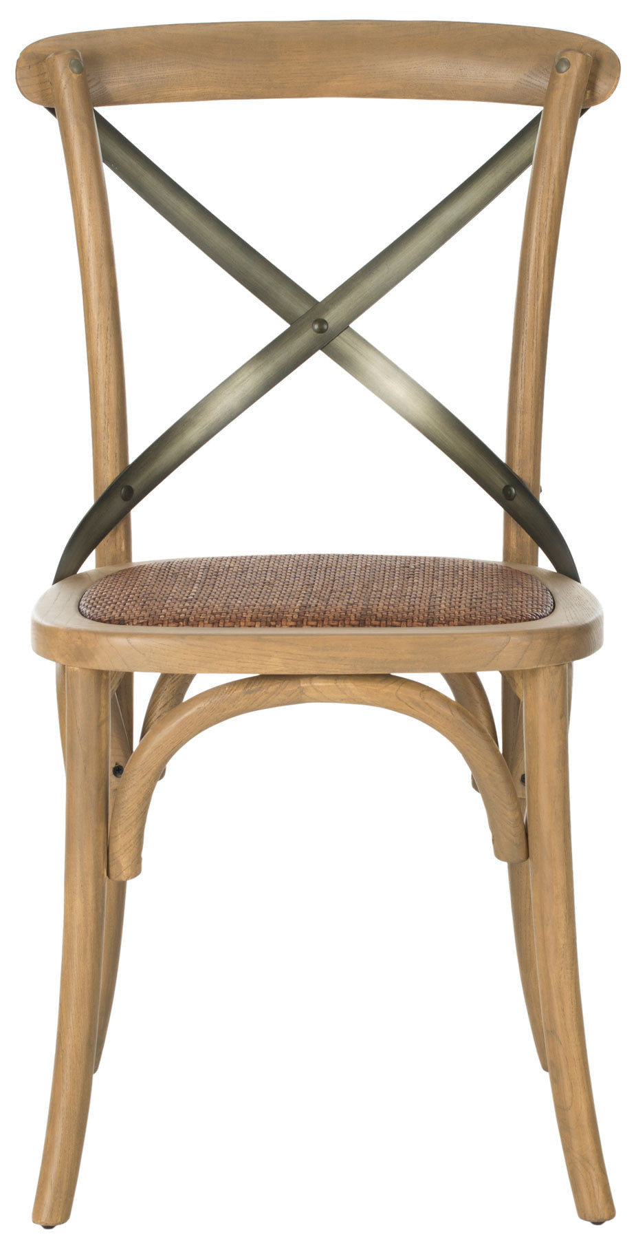 Safavieh Eleanor X Back Farmhouse Side Chair | Dining Chairs | Modishstore - 17