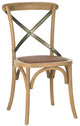 Safavieh Eleanor X Back Farmhouse Side Chair | Dining Chairs | Modishstore - 4