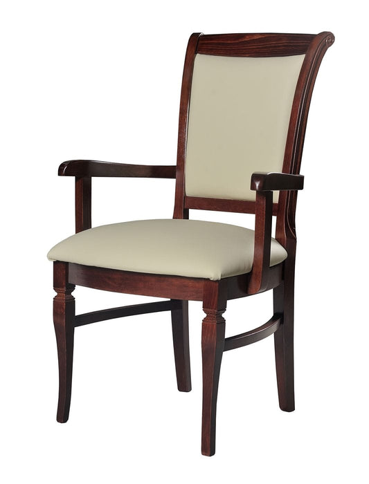 Modrest Anders - Leather Dining Armchair | Modishstore | Dining Chairs