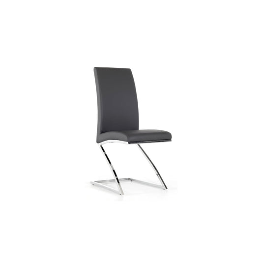 Vig Furniture Angora - Modern Grey Dining Chair (Set of 2) | Modishstore | Dining Chairs
