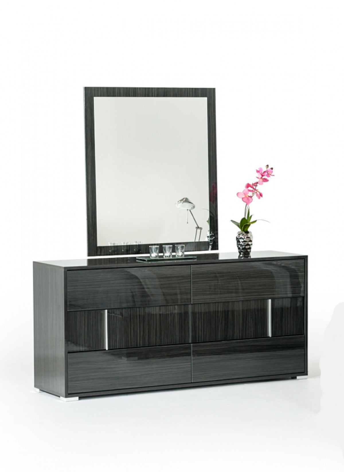 Vig Furniture Modrest Ari Italian Modern Grey Mirror | Modishstore | Mirrors-5