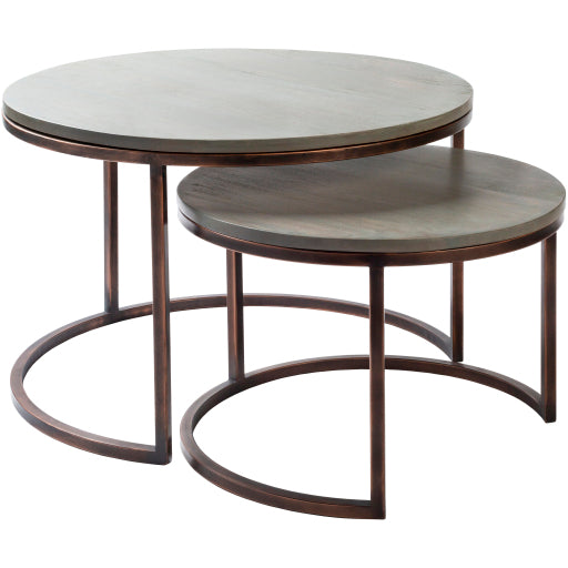 Surya Nesting Table Set - ARN001-SET | Nesting Tables | Modishstore-2