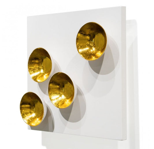 Wall Play Substrate, 'Gold Full Moon' by Gold Leaf Design Group | Wall Decor | Modishstore