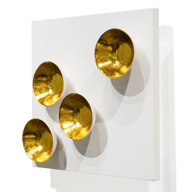 Wall Play Full Moon Gold Leaf By Gold Leaf Design Group Set Of 12 | Wall Decor | Modishstore - 6