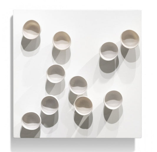 Wall Play Substrate, 'Cream Seed' by Gold Leaf Design Group | Wall Decor | Modishstore
