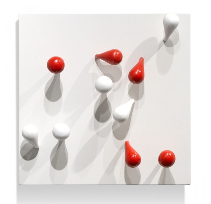 Wall Play Substrate, 'Red & White Fig' Gold Leaf Design Group | Wall Decor | Modishstore - 3