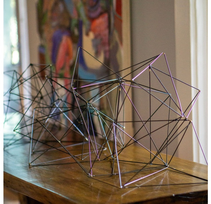 Wire Crystal Sculpture by Gold Leaf Design | Wall Art | Modishstore - 4