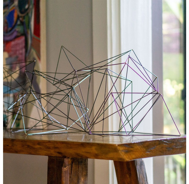 Wire Crystal Sculpture by Gold Leaf Design | Wall Art | Modishstore - 3