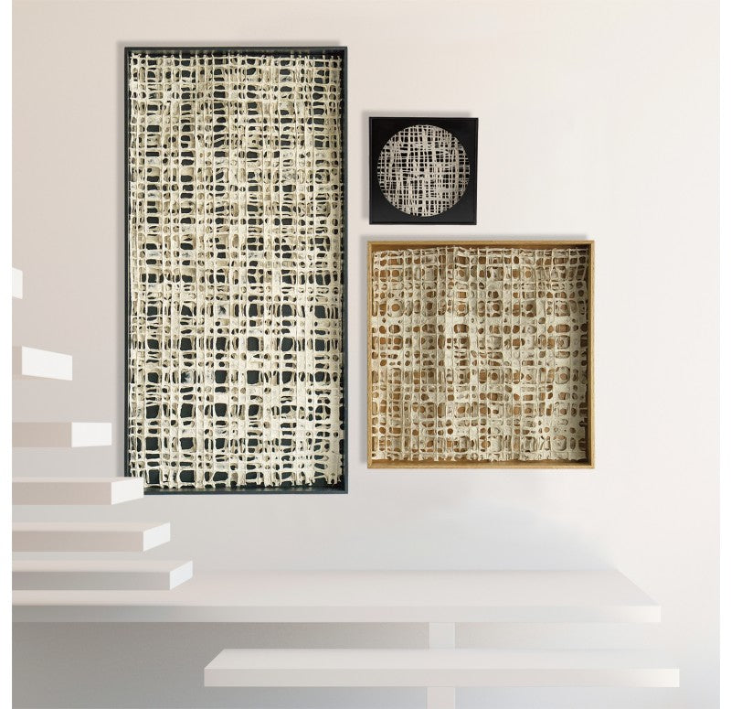 Shadow Box w-Digital Paper Natural Oak Frame by Gold Leaf Design Group | Wall Decor | Modishstore - 3