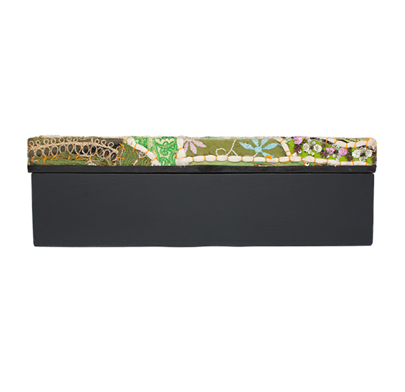 Gold Leaf Design Group Sari Art Boxes | Wall Decor | Modishstore - 8