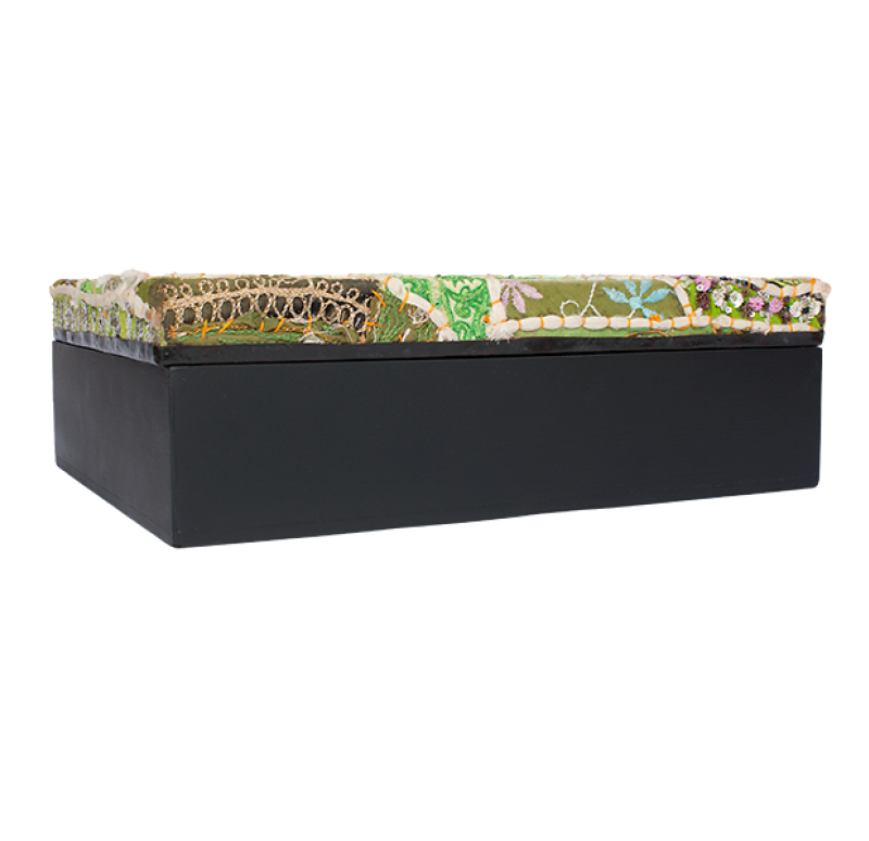 Gold Leaf Design Group Sari Art Boxes | Wall Decor | Modishstore - 7