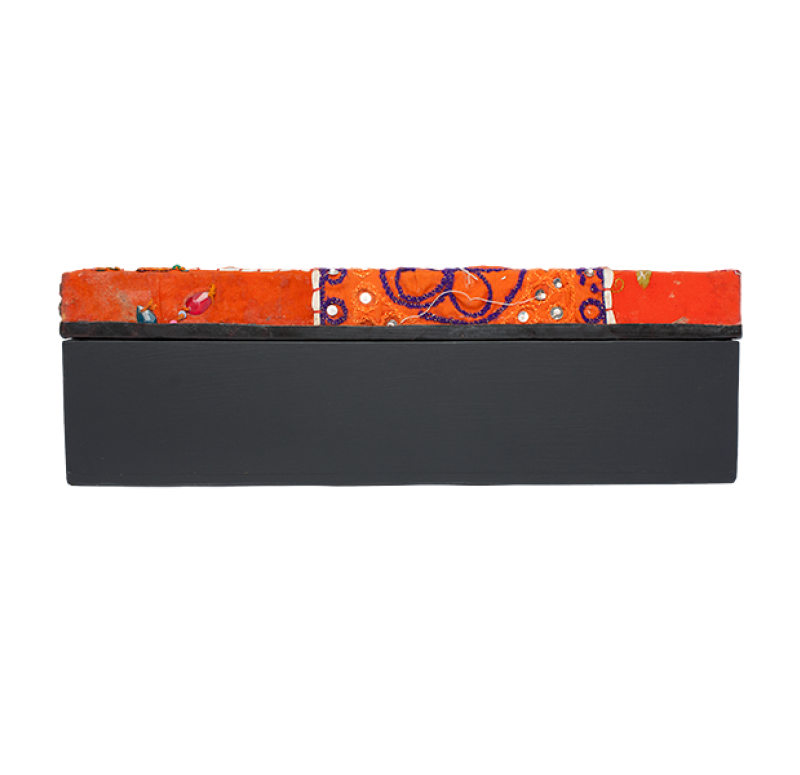 Gold Leaf Design Group Sari Art Boxes | Wall Decor | Modishstore - 9