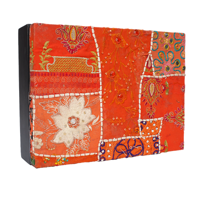 Gold Leaf Design Group Sari Art Boxes | Wall Decor | Modishstore-14