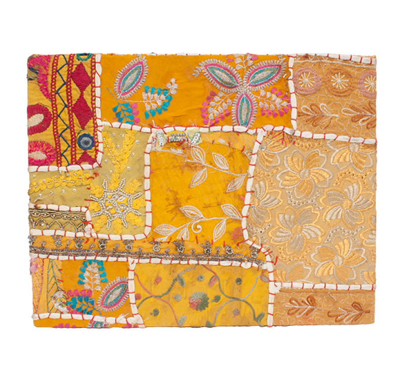 Gold Leaf Design Group Sari Art Boxes | Wall Decor | Modishstore-13