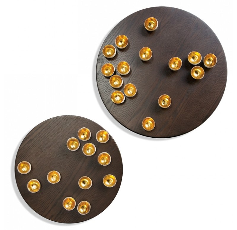 Wall Play Round Substrate 'Gold Seed', 24"D by Gold Leaf Design Group | Wall Decor | Modishstore