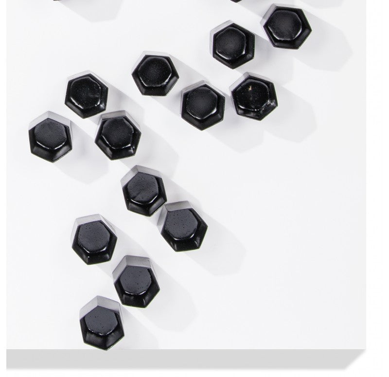 Wall Play White Substrate, 'Beehive, Black' by Gold Leaf Design Group | Wall Decor | Modishstore - 2