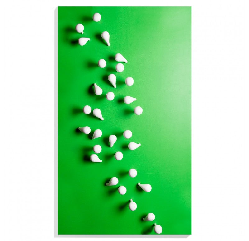 Wall Play Substrate, 'Fig, White by Gold Leaf Design Group | Wall Decor | Modishstore