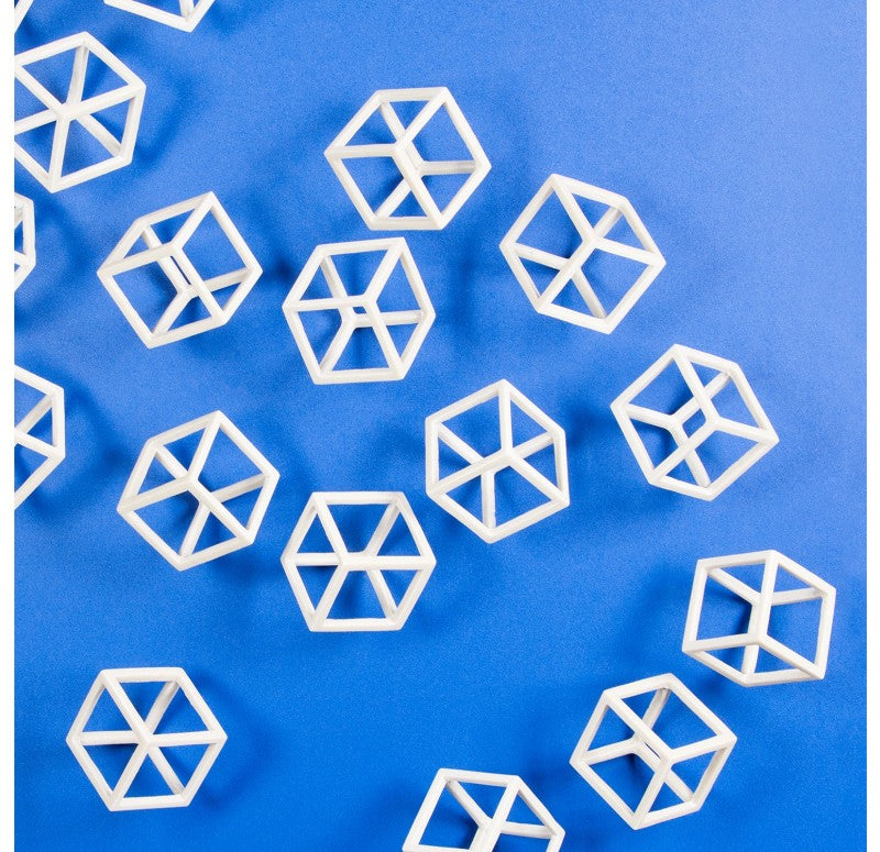 Wall Play Substrate, 'Cubical, Cream' by Gold Leaf Design Group | Wall Decor | Modishstore - 2