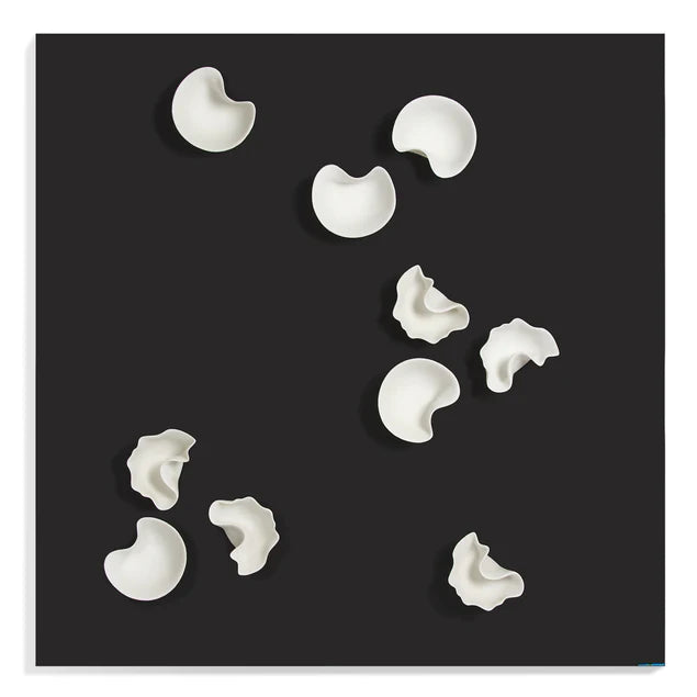 Wall Play Substrate Black W/ Organic Cream/ Lt. Grey By Gold Leaf Design Group | Wall Art | Modishstore