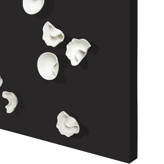 Wall Play Substrate Black W/ Organic Cream/ Lt. Grey By Gold Leaf Design Group | Wall Art | Modishstore - 5