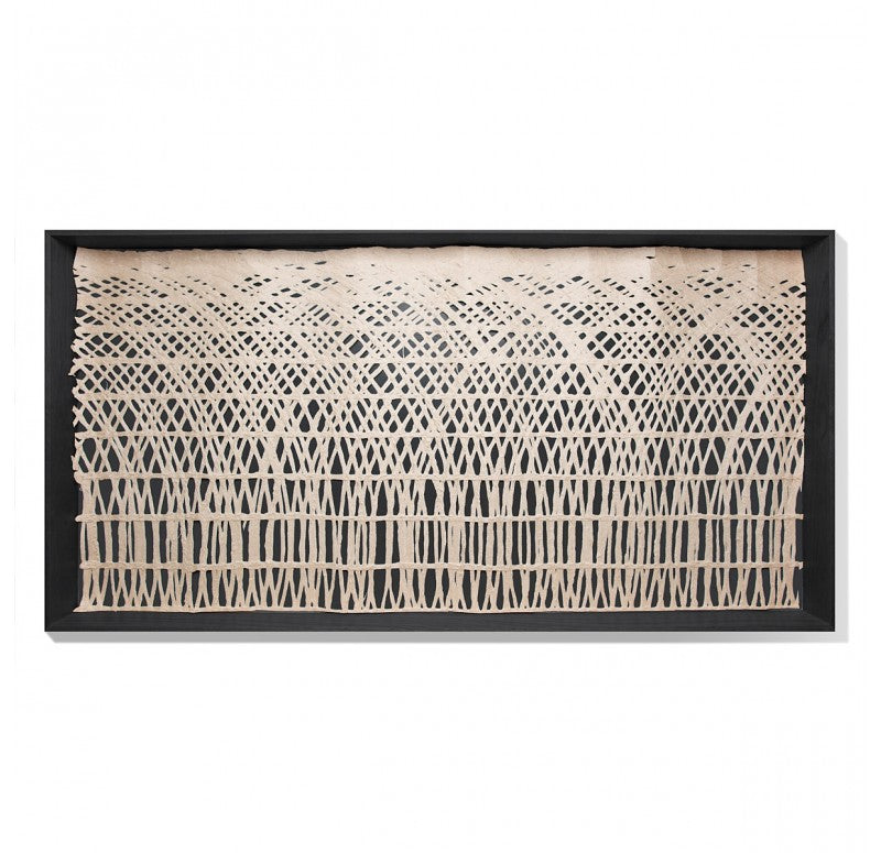 Gold Leaf Design Group Shadow Box w/ ˜Curva Ellipse Paper, Satin Black Hardwood | Wall Decor | Modishstore - 4