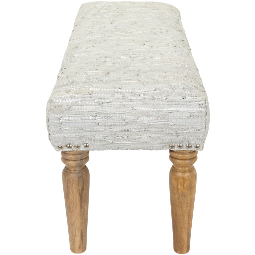 Surya Upholstered Bench - ATE-001 | Stools & Benches | Modishstore-4