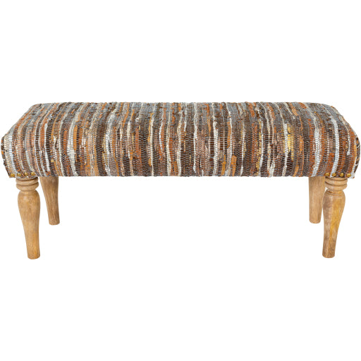 Surya Upholstered Bench - ATE-002 | Stools & Benches | Modishstore-2
