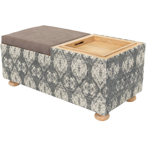 Surya Storage Ottoman - AUO-001 | Ottomans | Modishstore-2