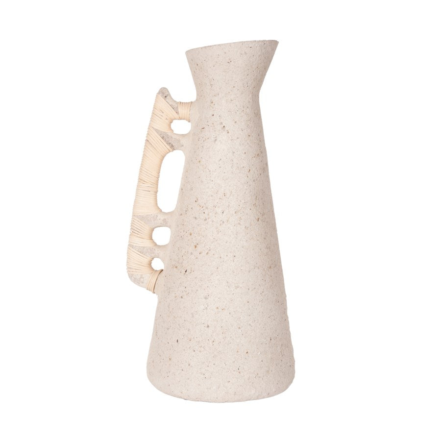 Rae 21.5" Ecomix Vase Natural Set of 2 by Jeffan | Vases | Modishstore