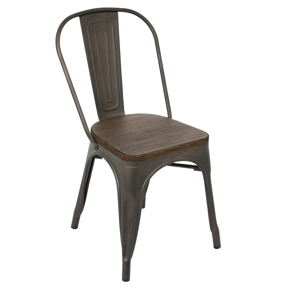 LumiSource Oregon Dining Set - Chair Set of 2 | Modishstore | Dining Chairs - 9