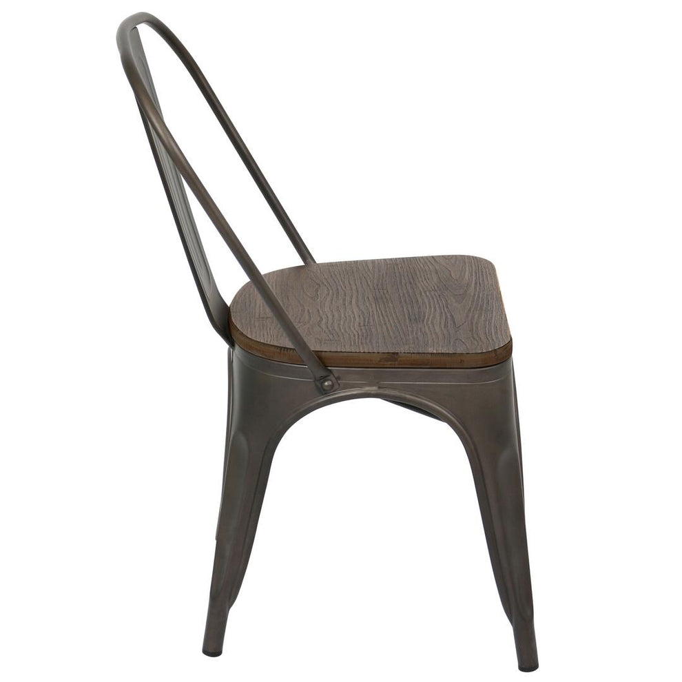 LumiSource Oregon Dining Set - Chair Set of 2 | Modishstore | Dining Chairs - 10