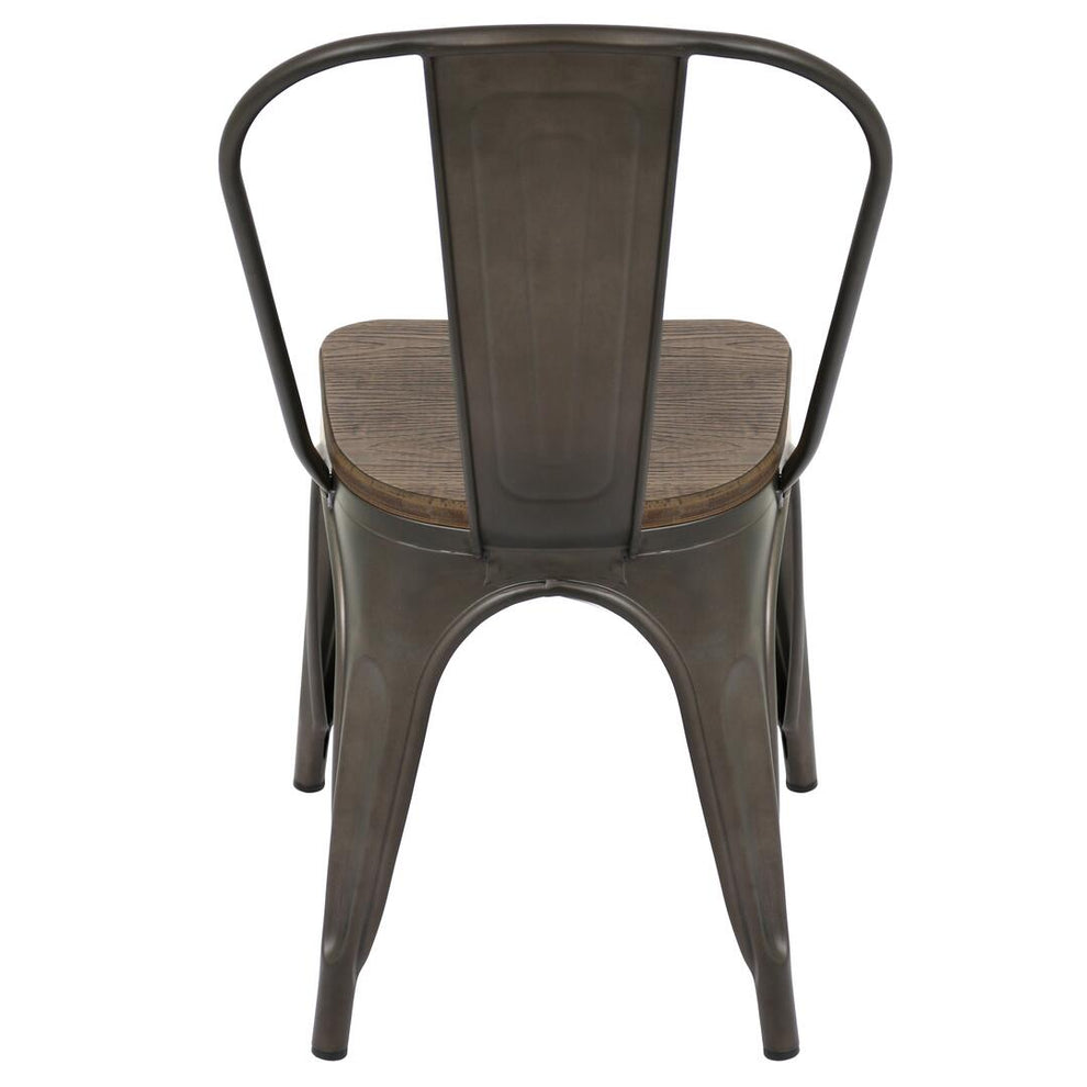 LumiSource Oregon Dining Set - Chair Set of 2 | Modishstore | Dining Chairs - 12