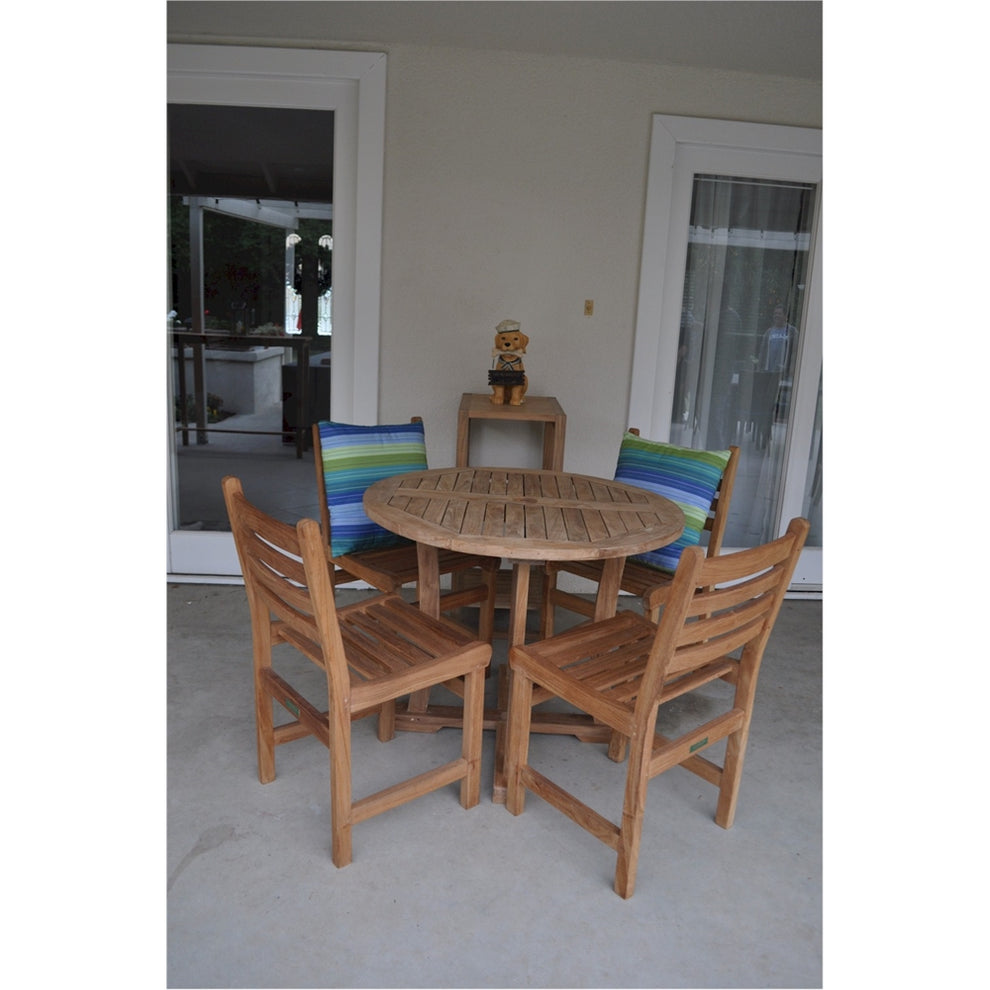 Descanso Windham 5-Pieces Dining Set By Anderson Teak | Outdoor Dining Sets | Modishstore - 4