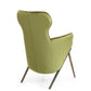 Vig Furniture Modrest Coreen Modern Green Velvet Accent Chair | Modishstore | Accent Chairs-2