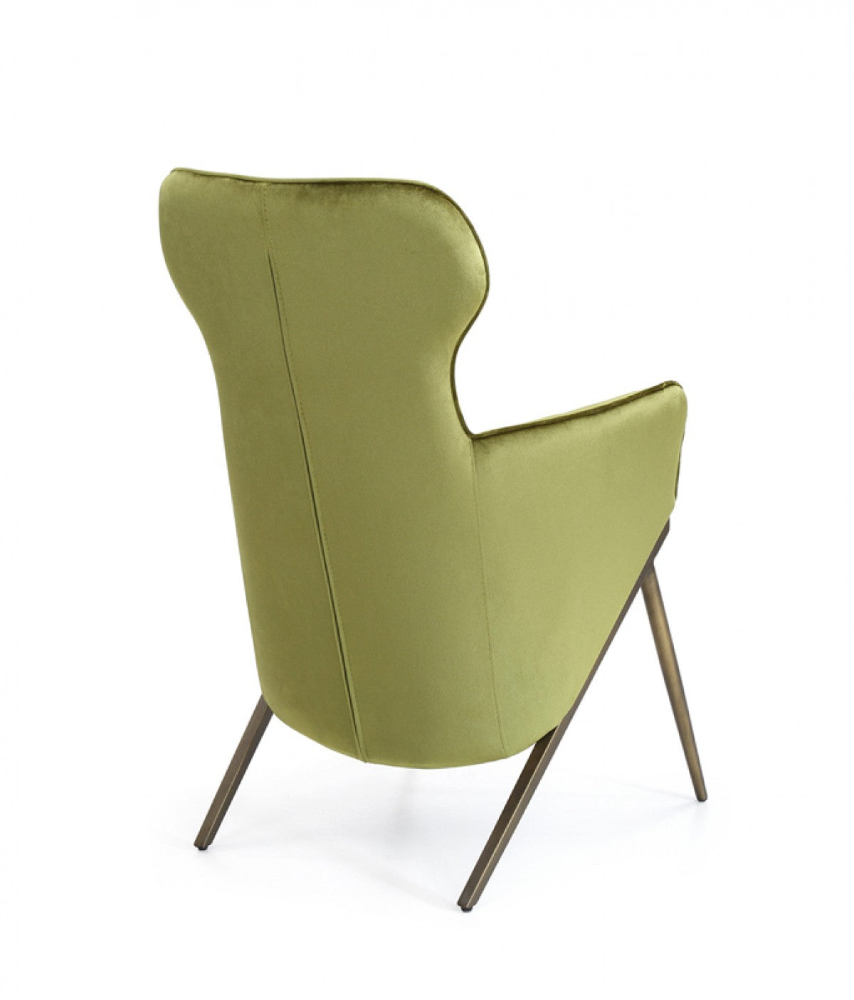Vig Furniture Modrest Coreen Modern Green Velvet Accent Chair | Modishstore | Accent Chairs-2