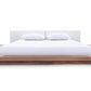 Modrest Opal Modern Walnut & White Platform Bed-4