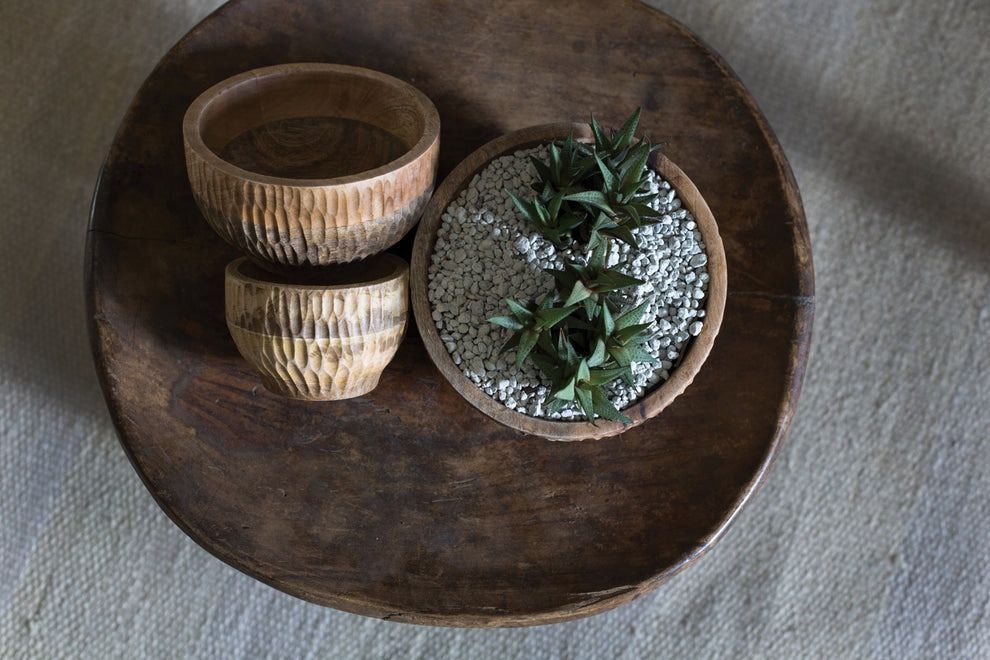 Bali Bowl Set Of 4 By Accent Decor | Planters, Troughs & Cachepots | Modishstore - 1