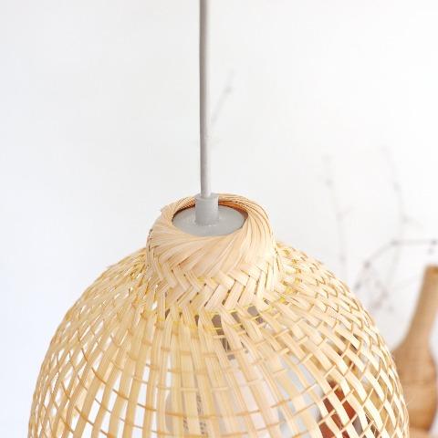 Sama - Bamboo Pendant Light Shade By Thaihome | Pendant Lamps | Modishstore - 7