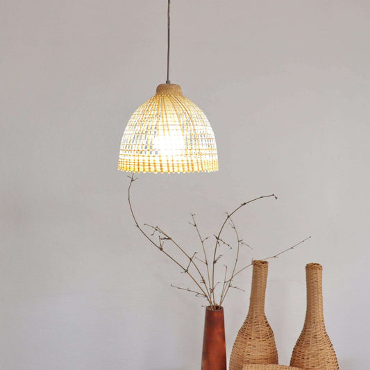 Sama - Bamboo Pendant Light Shade By Thaihome | Pendant Lamps | Modishstore
