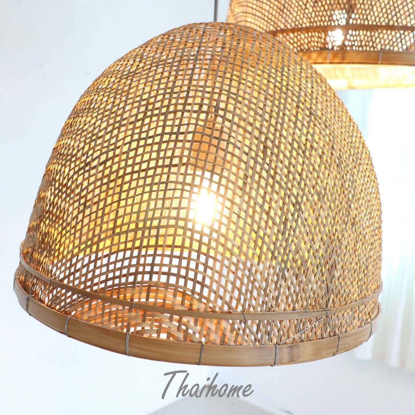 Jaingam - Bamboo Pendant Light By Thaihome | Pendant Lamps | Modishstore - 7