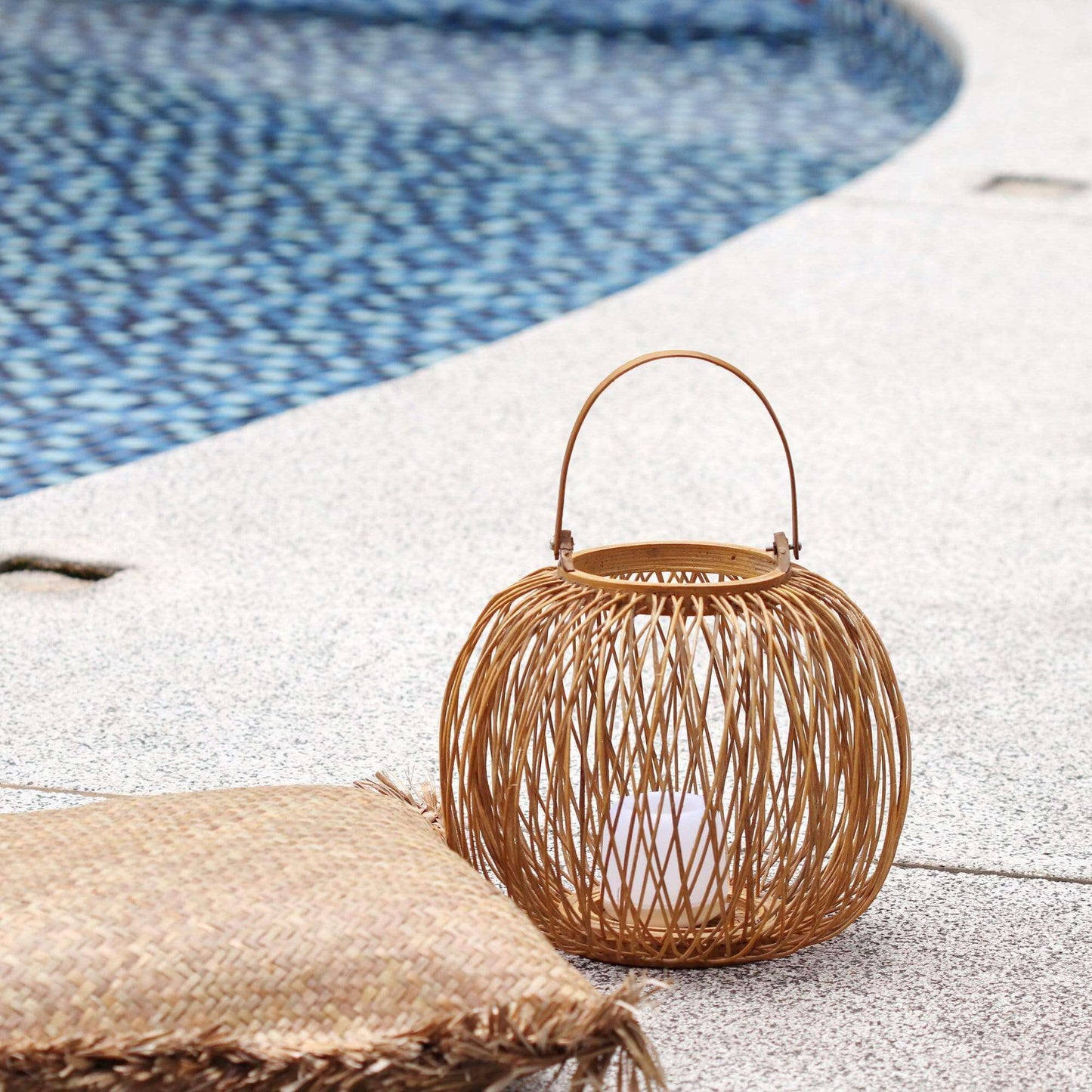 Kaweekon - Bamboo Lantern By Thaihome | Table Lamps | Modishstore