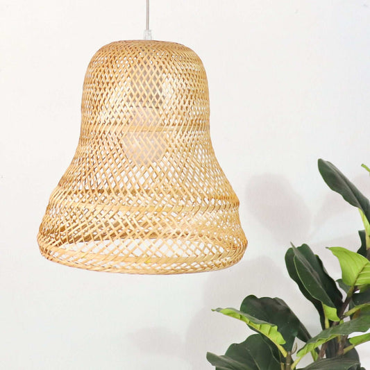 Lapas - Bamboo Pendant Light Shade By Thaihome | Pendant Lamps | Modishstore