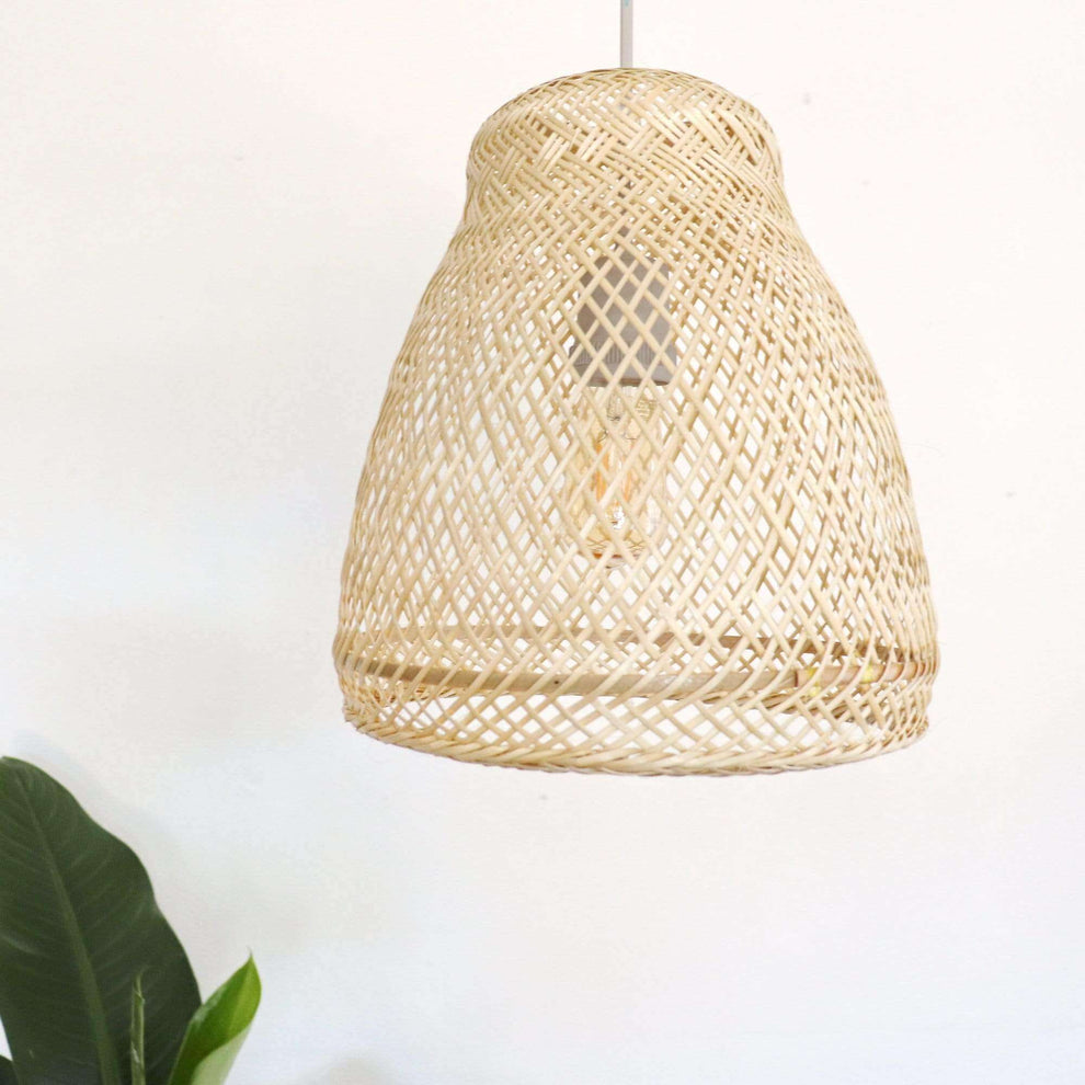 Muntana Bamboo Pendant Light (10 -11 Inches) By Thaihome | Pendant Lamps | Modishstore - 5
